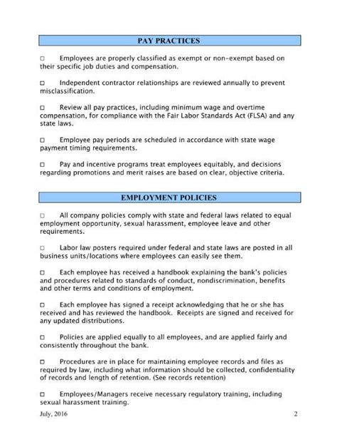 How To Make An Hr Policies Checklist 12 Templates To Download Free