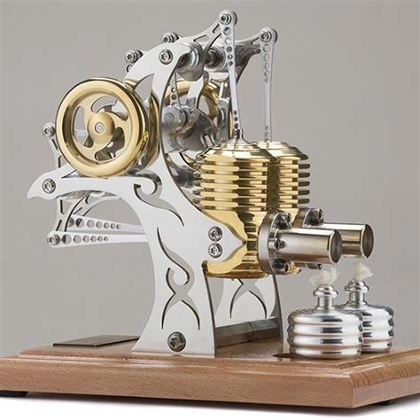 Stirling Engine Kit 2 Cylinder Assembly Stirling Engine Diy Kit T