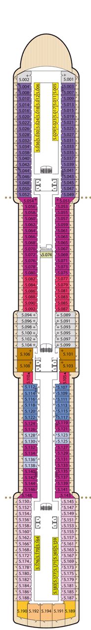 Visualisez les fameuses cartes michelin riches d'une expérience de plus d'un siècle. Queen Victoria Deck plan & cabin plan