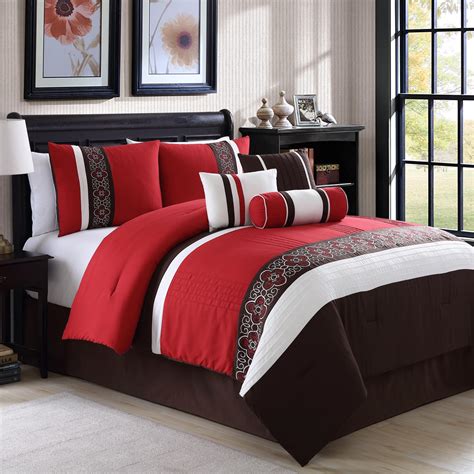 Elighthome Amberlyn Embroidered 7 Piece Comforter Set And Reviews Wayfair