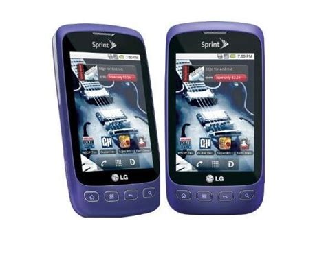 Lg Optimus S Ls670 Purple Sprint R Smartphone Cell Phone Ls 670
