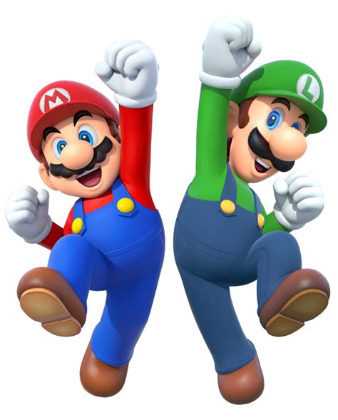 Mario And Luigi 2015 Render By Banjo2015 Super Mario Bros Pinterest