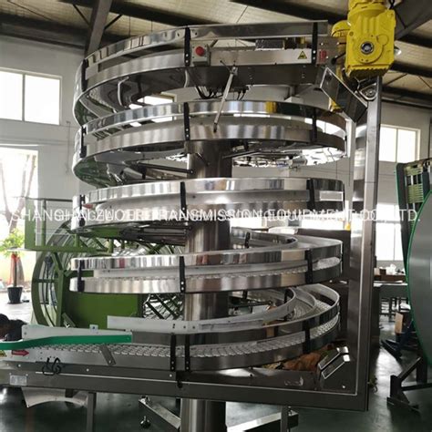 Production Solution Smart Spiral Conveyor Belting Equipment Cooling
