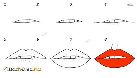 How To Draw Detailed Lips Lipstutorial Org
