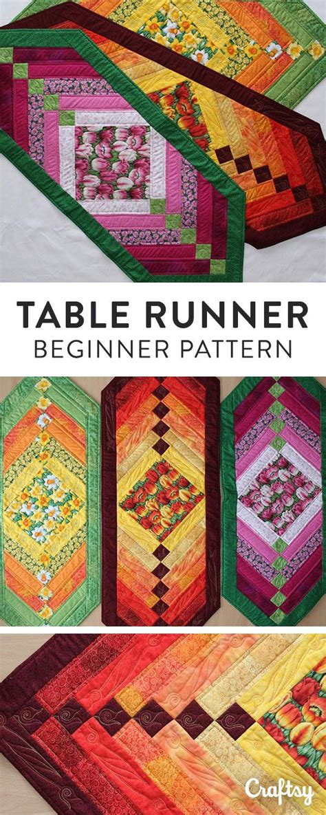Quilt This Lovely Chevron Table Runner With This Free Downloadable