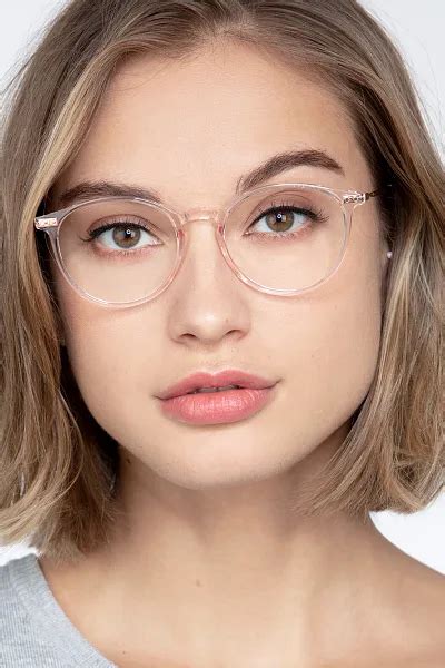 Amity Round Rose Gold Frame Glasses For Women Eyebuydirect Glasses For Round Faces Round