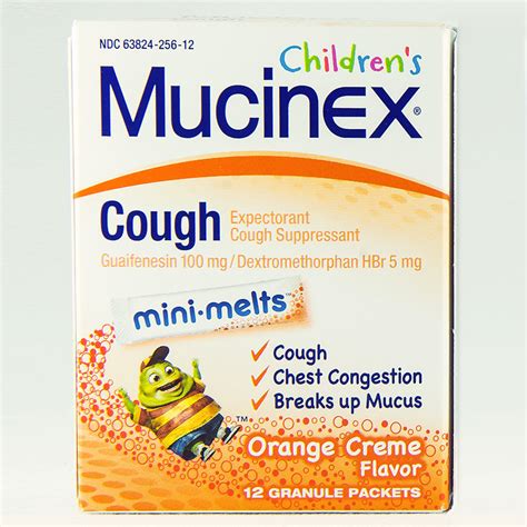 Mucinex Cough For Kids Mini Melts Dosage And Rx Info Uses Side Effects
