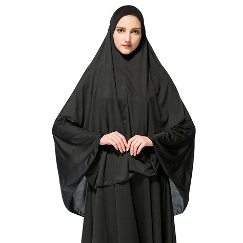 Islamic Head Coverings Plain Inner Elastic Long Muslim Hijabs Women