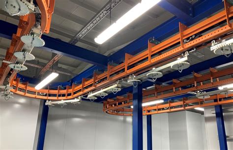 T1 Power And Free Overhead Conveyor At Kyashif Railtechniek Van