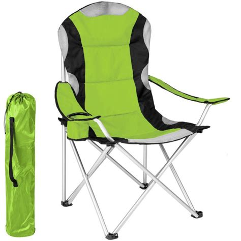 Chaise Pliante Avec Rembourrage Camping Vert 2208091_2  Leroy Merlin