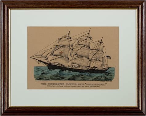 The Celebrated Clipper Ship Dreadnought By Currier And Ives David