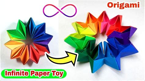 Origami Infinity Paper Toy Origami Heart Origami Paper Kaleidoscope