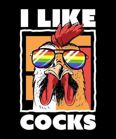 Funny Lgtb Pride Gay Rainbow Sunglasses Chicken Digital Art By Qwerty Designs Pixels