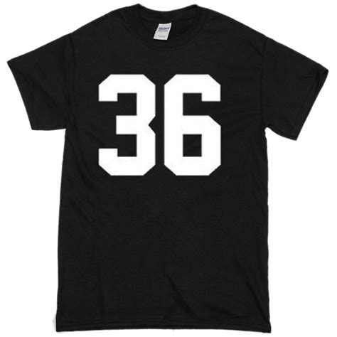 Number 36 Jersey T Shirt