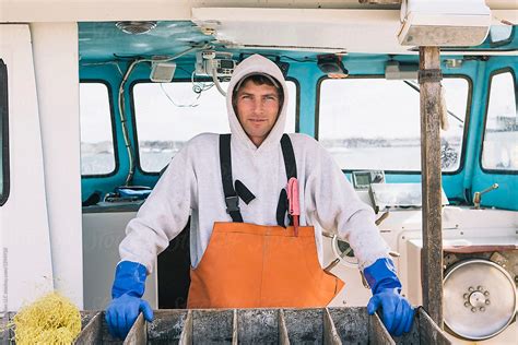 Portrait Of Commercial Fisherman On His Boat By Stocksy Contributor