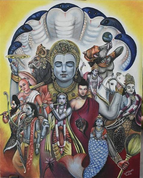 Pin by Haryram Suppiah on Lord Vishnu Incarnation | Radha krishna art ...