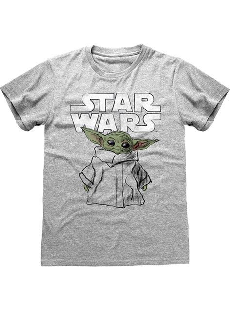 Baby Yoda T Shirt For Men The Mandalorian Star Wars Official For