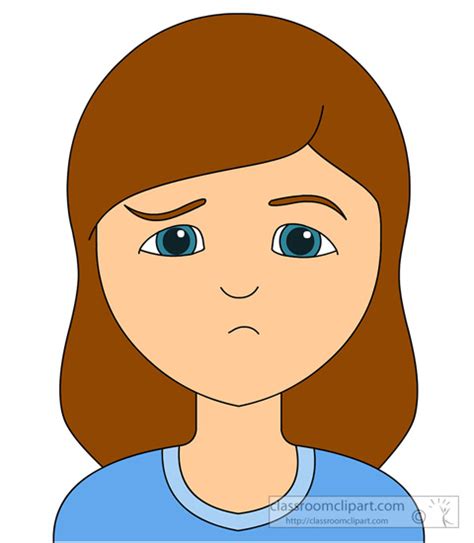 Emotions Clipart Lonely Emotional Expression 914 Classroom Clipart