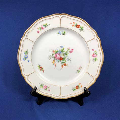 Unique dinner plates for dining. Antique European Porcelain Dinner Plates Handpainted Roses ...