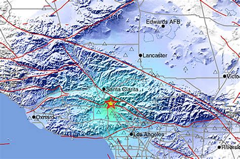 We list magnitude, date, epicentral localization, maps, wave. Earthquake Los Angeles Today Just Now - The Earth Images ...