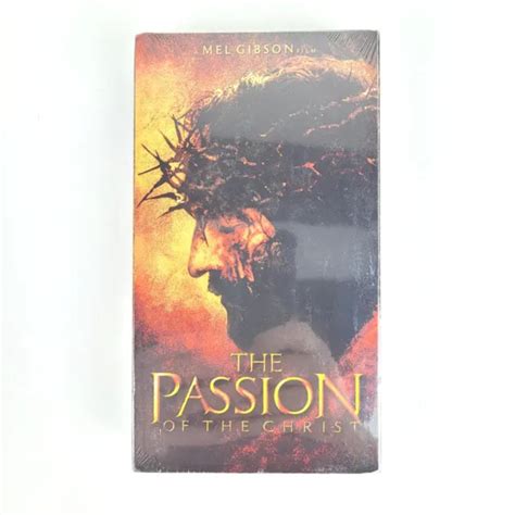 The Passion Of The Christ Vhs 2004 Mel Gibson Jim Caviezel Sealed 1074 Picclick