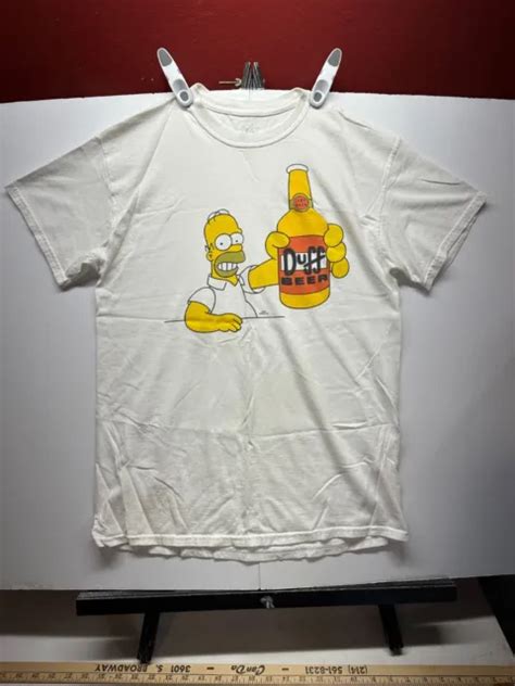 The Simpsons Universal Studios Duff Beer Homer Simpson Graphic T Shirt