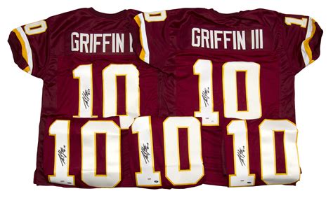 Lot Detail Lot Of 5 Robert Griffin Iii Signed Washington Redskins