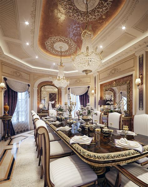 Luxury Mansion Interior Qatar — Taher Design Studio Diseño