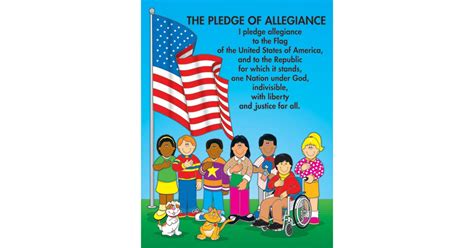 The Pledge Of Allegiance Chart Cd 6111 Carson Dellosa Charts