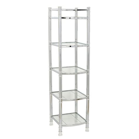 Great savings & free delivery / collection on many items. Amazon.com: Zenna Home 9058SS, 5-Tier Bathroom Shelf/Linen ...