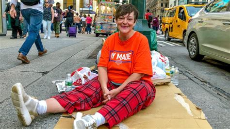 disabled homeless woman sleeps on the streets of new york city youtube
