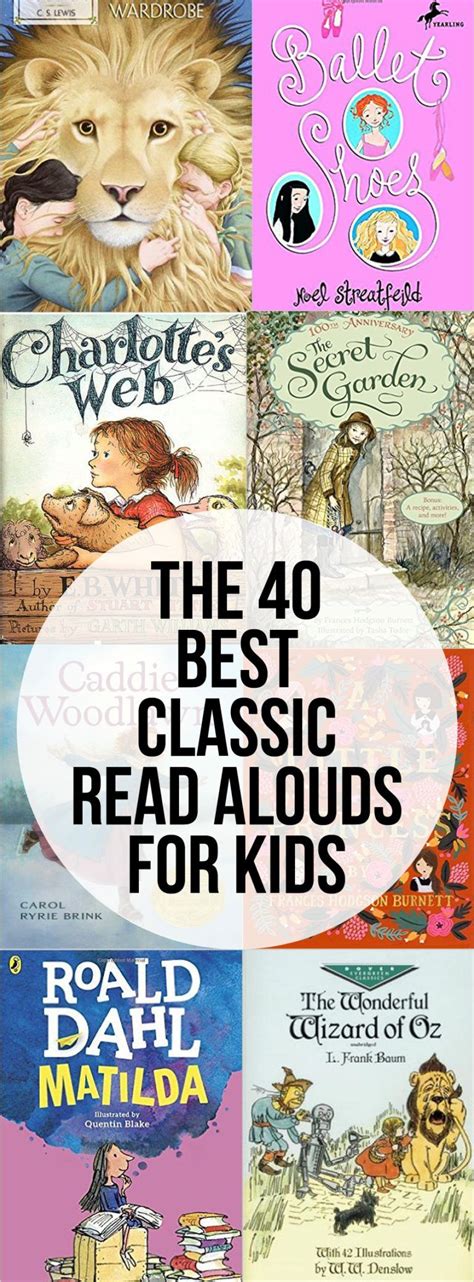 The 40 Best Classic Read Alouds For Kids Kids Reading Read Aloud