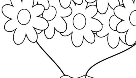 Pagina principale › coloring books › da colorare online «mazzo di fiori». Disegno di un mazzo di fiori