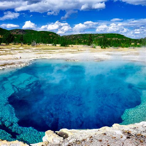 Sapphire Pool In Yellowstone National Park Wy