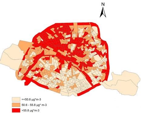 In Paris Inhabitants Of Disadvantaged Areas Are More Vulnerable To The Effects Of Atmospheric
