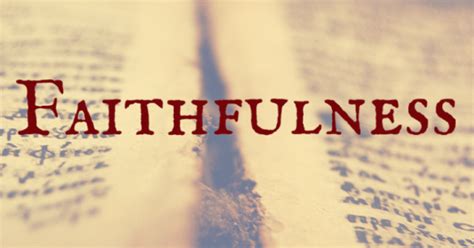 Faithfulness As The Goal Daily Devotional Lincoln Presbyterian