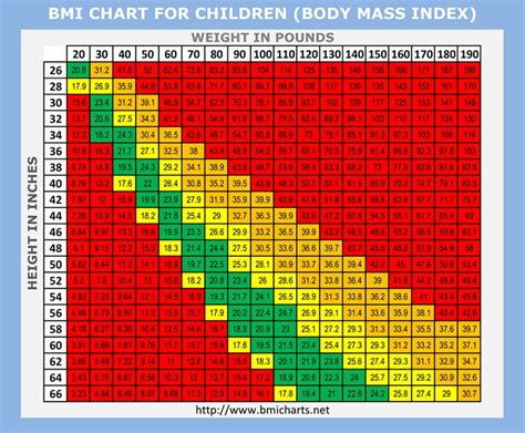 Bmi Chart For Girl Amulette
