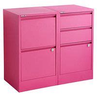 4 out of 5 stars. Bisley Pink 2- & 3-Drawer Locking Filing Cabinets | Filing ...