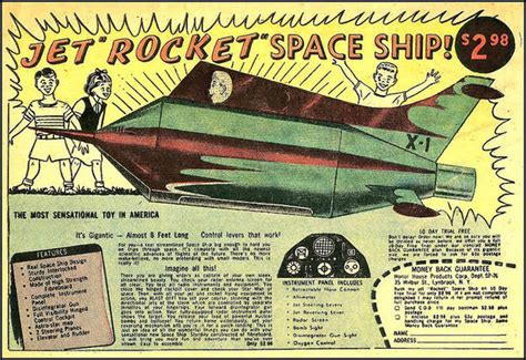 Rocket Ship Comic Book Ad Boing Boing