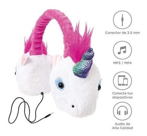 Audífonos Hi Fi Kids Select Sound Blanco Unicornio Niñas Envío Gratis