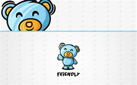 Cute Teddy Bear Logo To Buy Online Lobotz