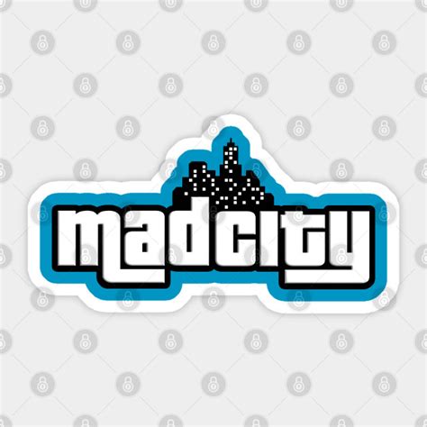 Mad City Logo Mad City Sticker Teepublic