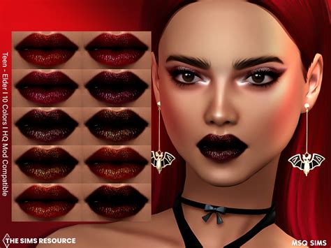 Lipstick Nb55 At Msq Sims Sims 4 Updates