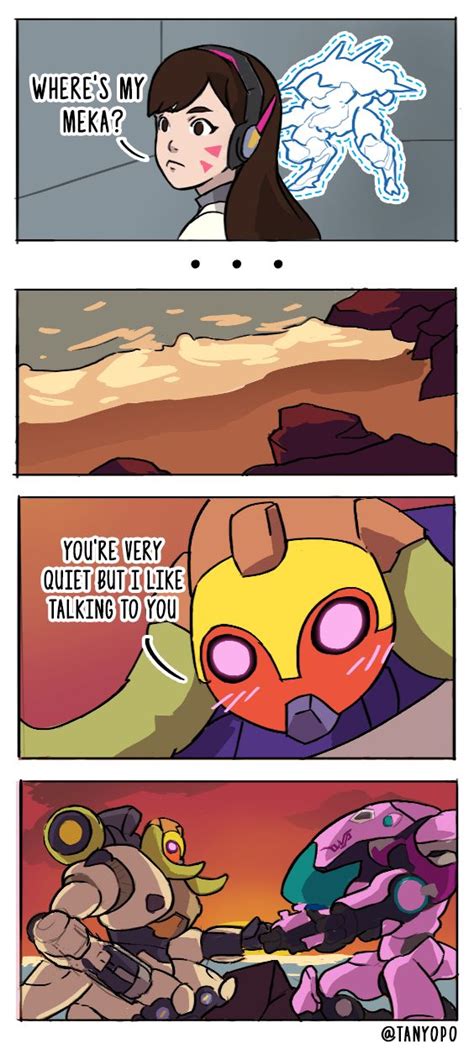 Overwatch Orisa Comic By Tanyopo On Tumblr Overwatch Funny Overwatch