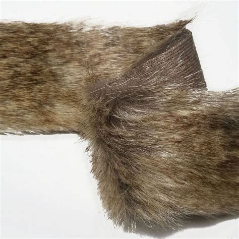 Decorative Brown Fur Ribbon Trim Faux Fur Trim Etsy