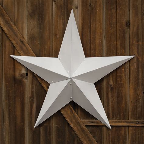 36 Inch White Barn Star The Weed Patch