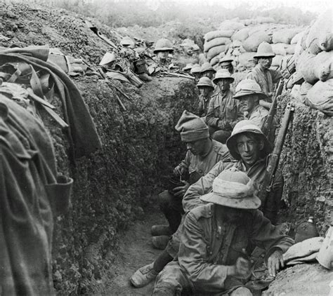 World War 1 Soldiers In Trenches Viewing Gallery