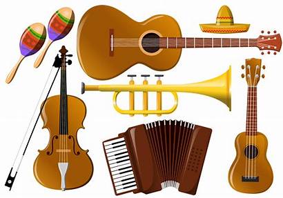 Mariachi Instrument Clipart Musical Vectors Mexican Vector