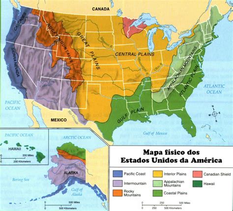 mapas dos estados unidos da america roteiros e dicas de viagem