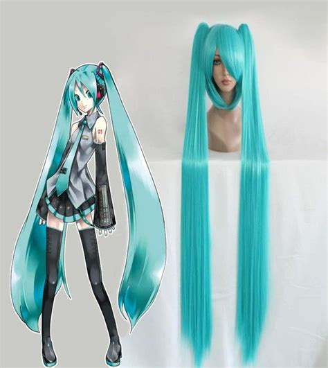 Vocaloid Hatsune Miku Wig Blue Long Wig Heat Resistant Cosplay Wig